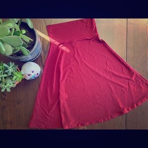 Marroon skirt